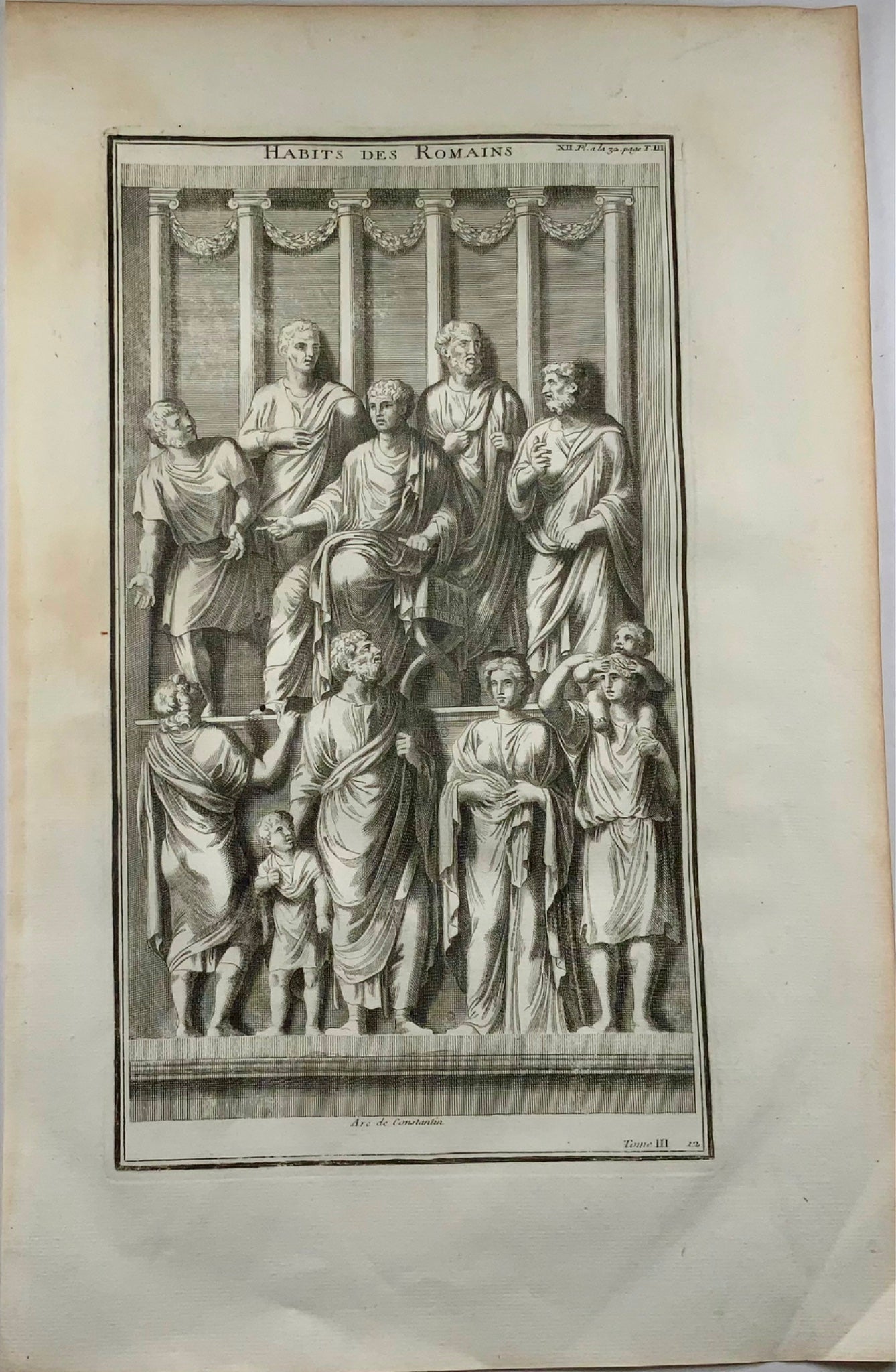 1720 c After Bartoli, ‘Habits des Romains’, Arc de Constantin