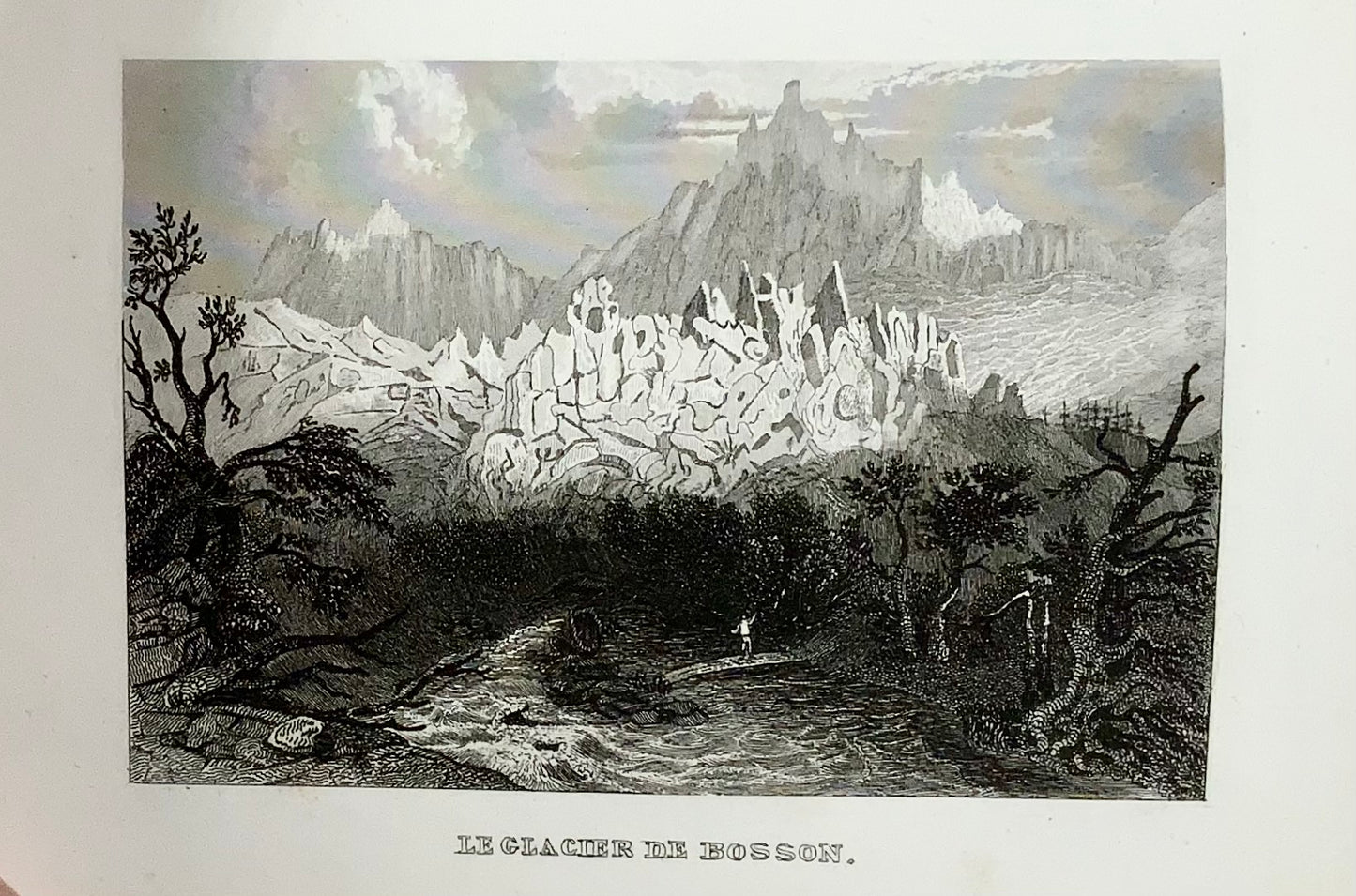 1844 Suisse Illustré de 100 gravures sur acier. Livre