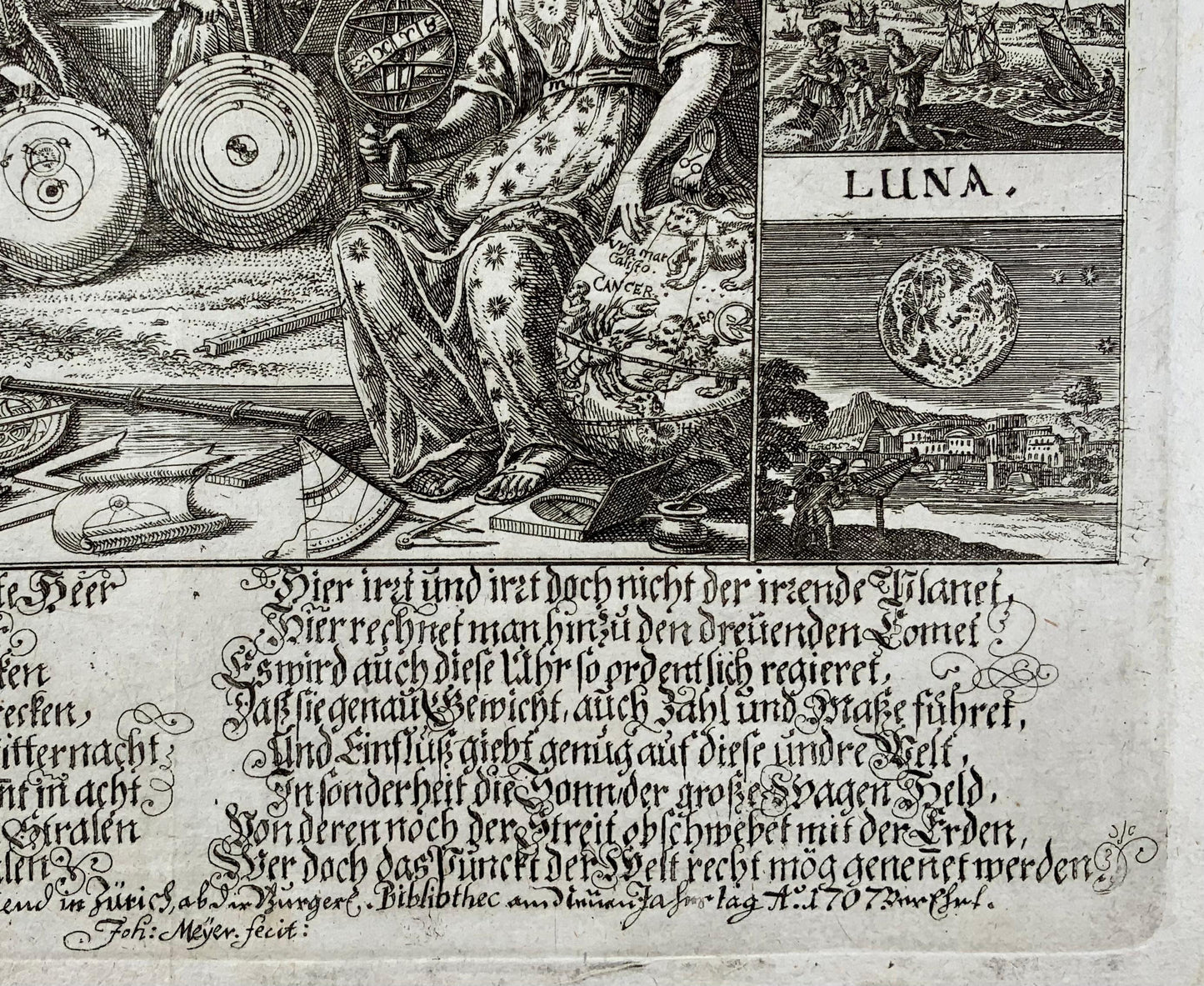 1707 Bordée, Joh. Meyer, Astronomie. Die Gestirn Kunst [Astronomie], folio