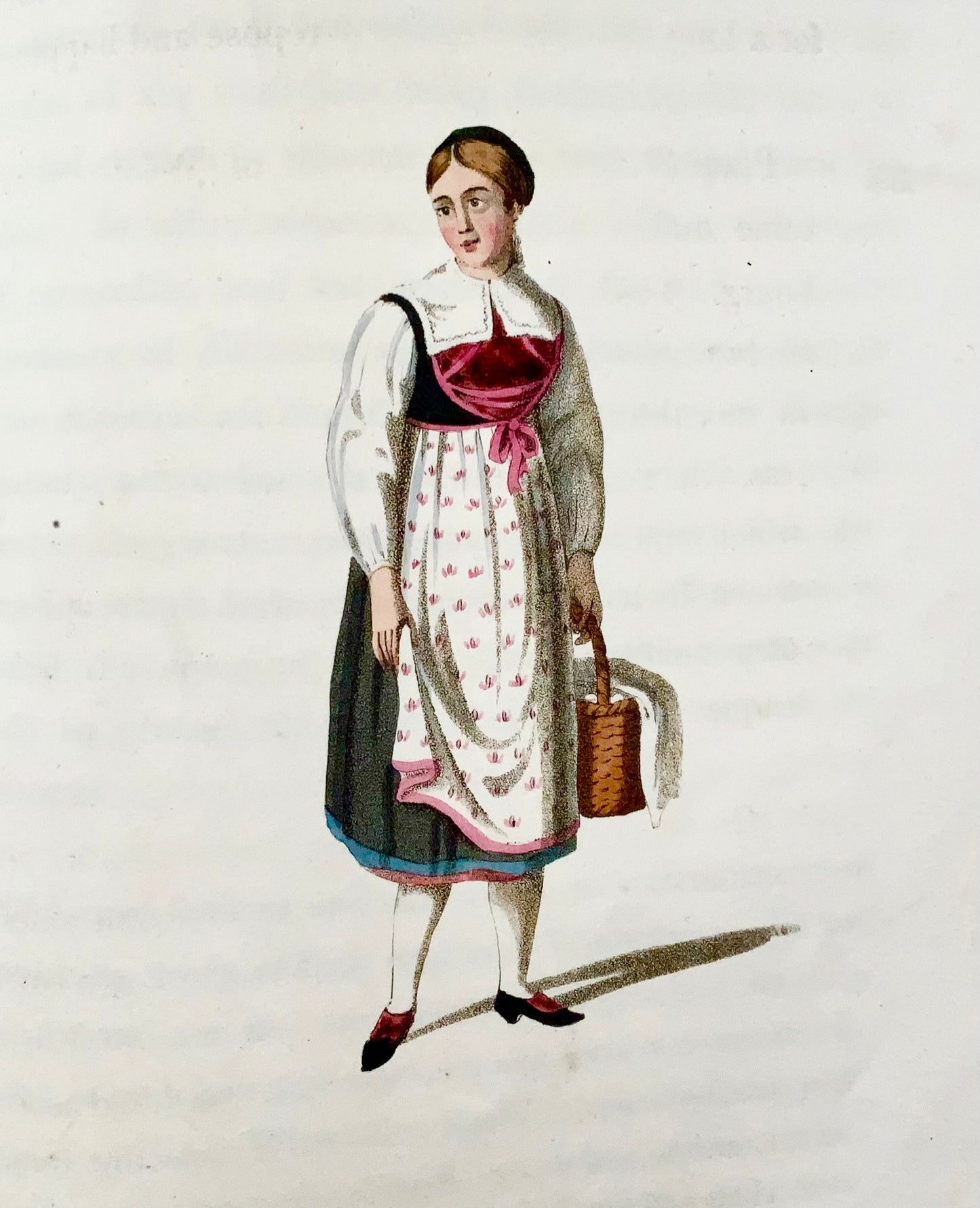 1815 Anne YOSY - Costumes et Métiers de Suisse 2 vol. 50 col. Plt. Livre