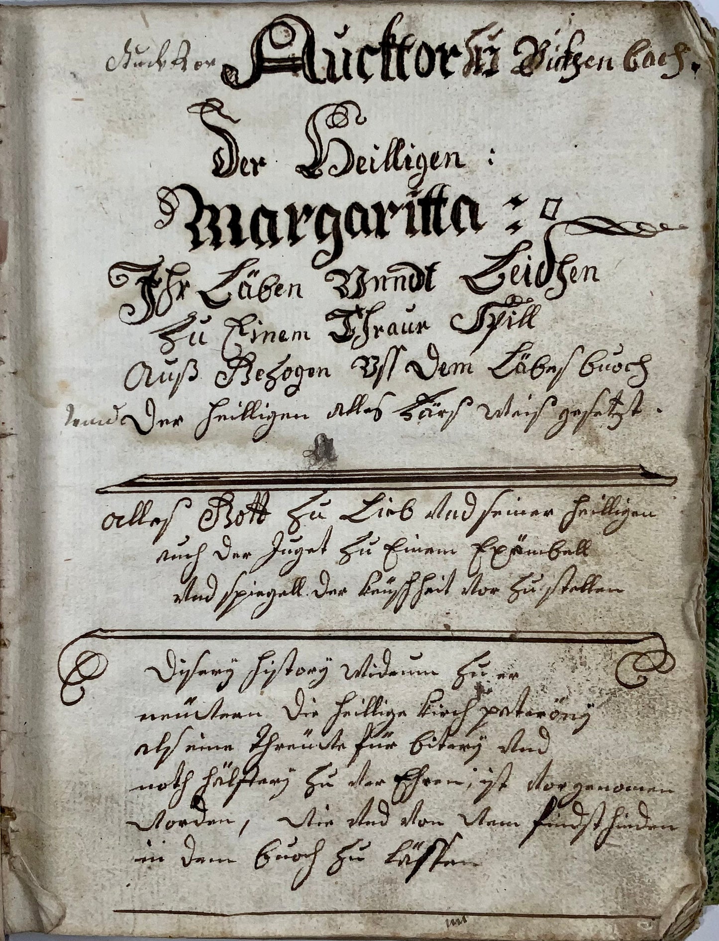 1765 Manuscrit, théâtre baroque suisse, avec titre et description imprimés, beau frontispice 