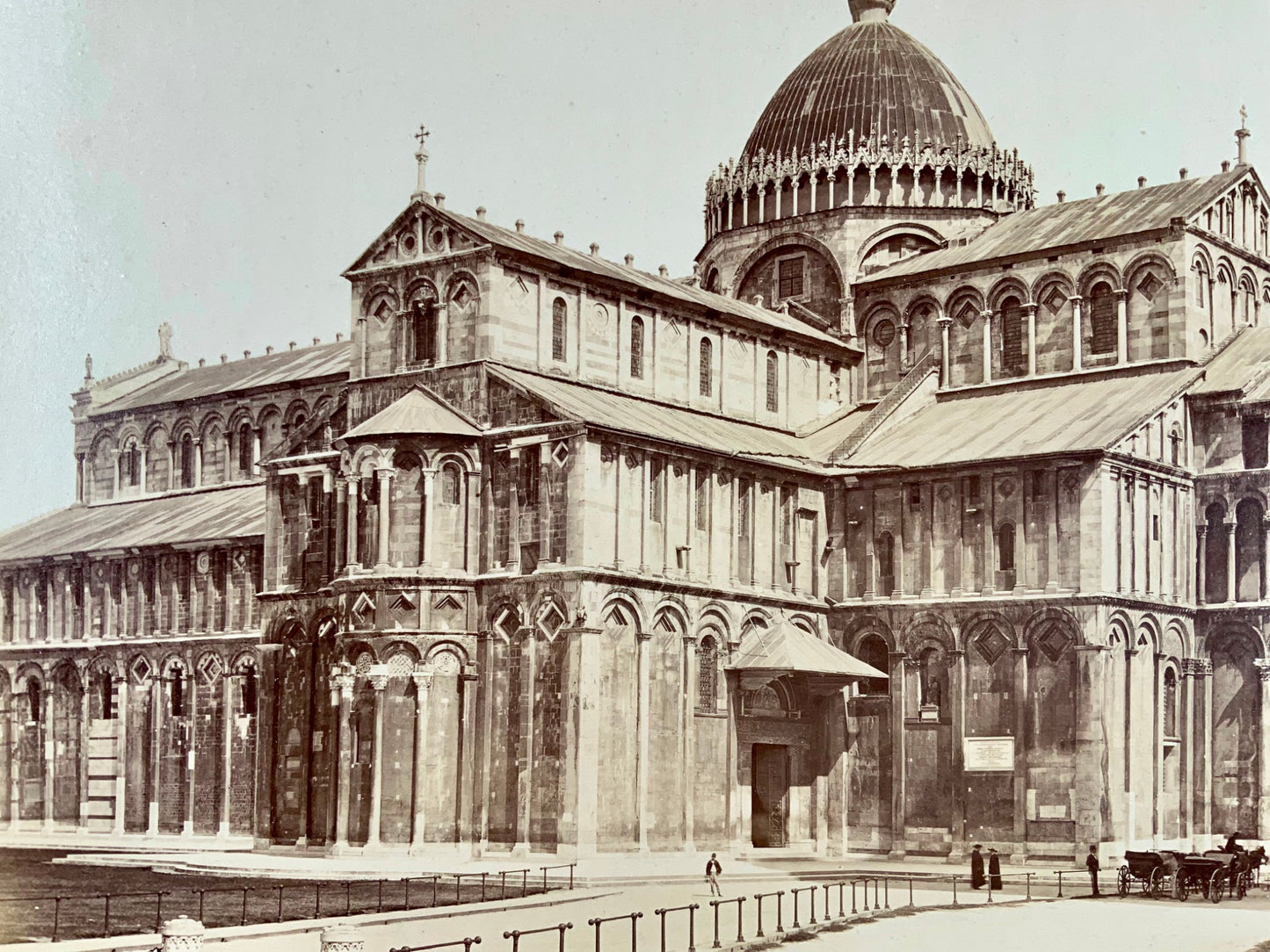 Années 1870 Giacomo Brogi, Pise, il Duomo, architecture, imprimé albumine 