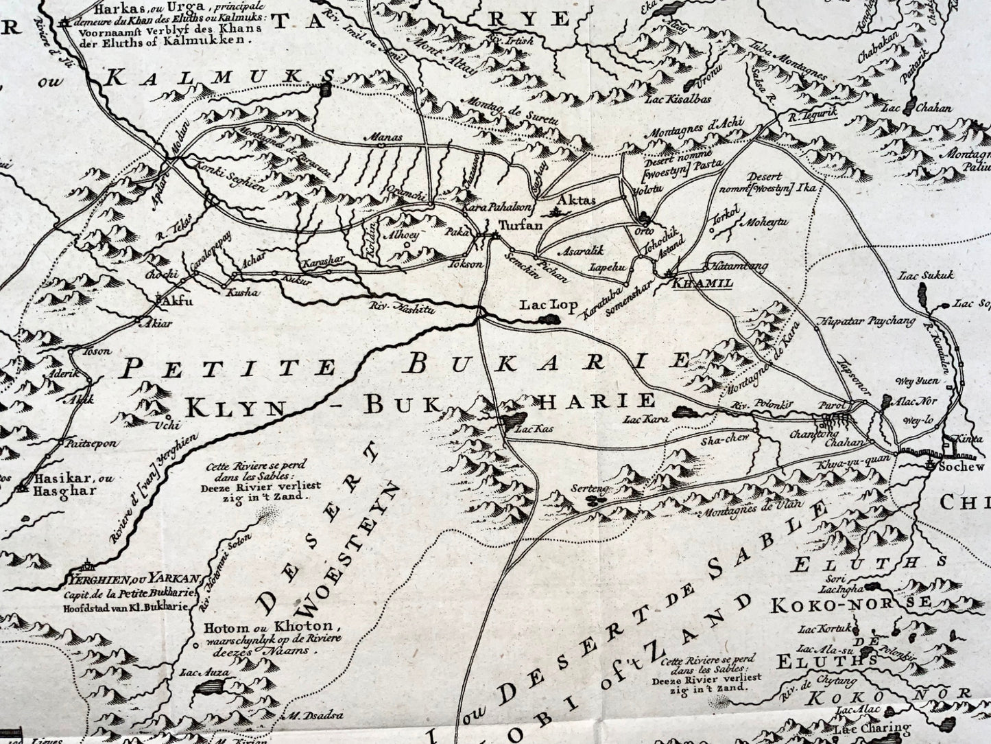 1770 Schley, Xinjiang Uygur Zizhiqu, Tien Shan, Sinkiang, map of China