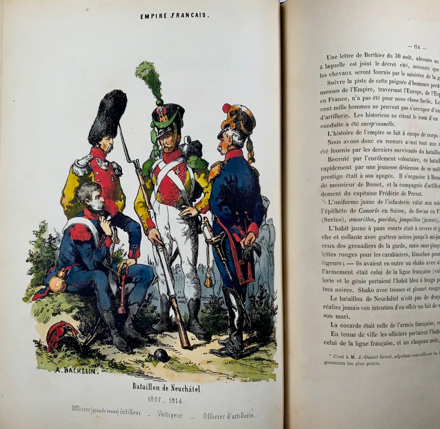 1831 Sort de la principauté de Neuchâtel, Suisse. Copie d'Earl Roseberry. Ex-libris.