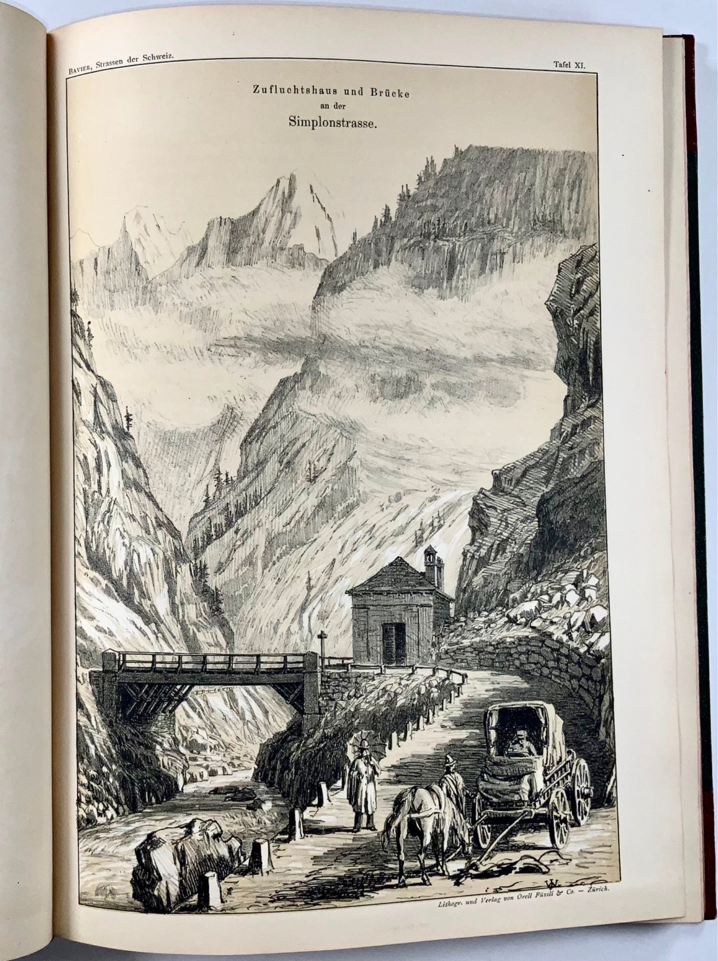 1878 Travaux classiques sur la construction de routes alpines et la Poste Suisse